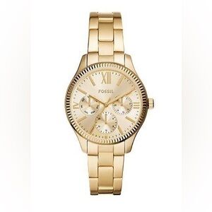 Rye Multifunction Gold-Tone Stainless Steel Watch